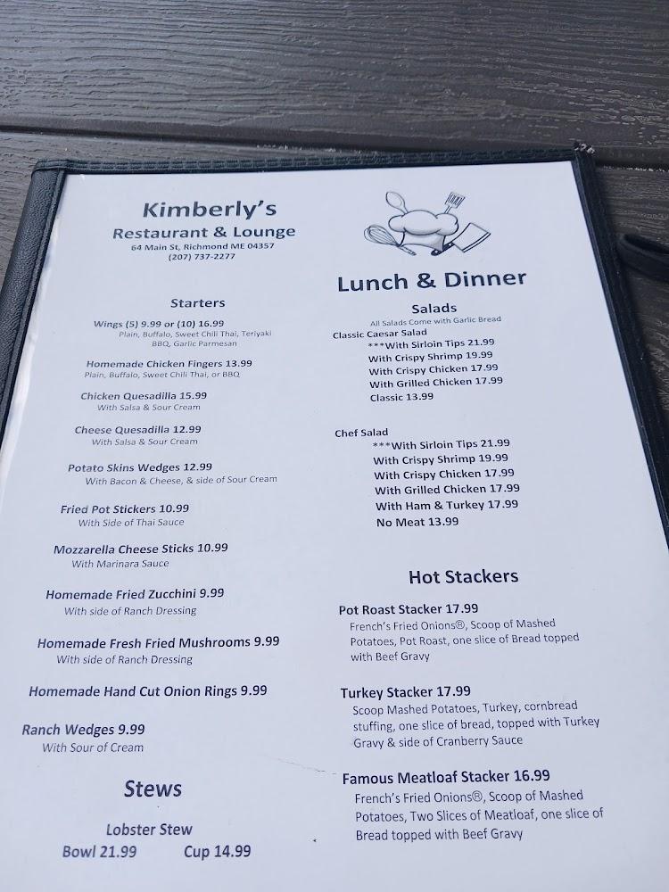 Kimberly's Restaurant & Lounge Wings