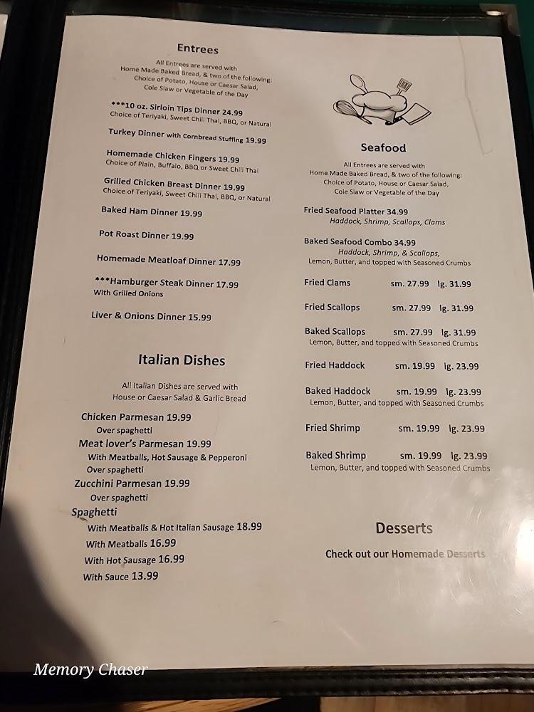 Kimberly's Restaurant & Lounge Menu image 4