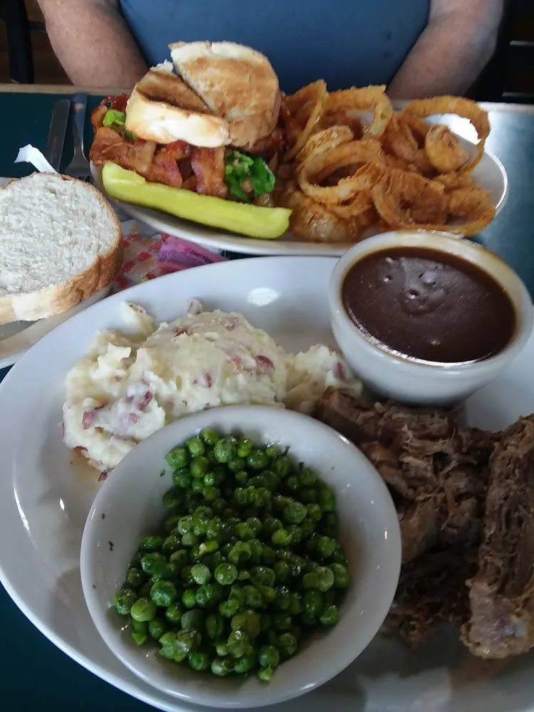 Pot Roast Dinner and blt Sandwich Dinner